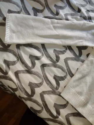 Jersey cuello vuelto blanco