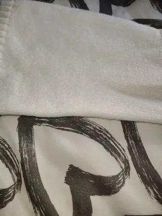 Jersey cuello vuelto blanco