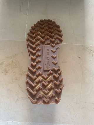 Zapatillas Lacoste Beige/Amarillas Talla 39.5