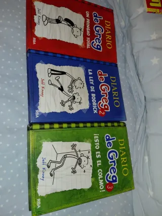 Diario de Greg 1, 2, y 3.