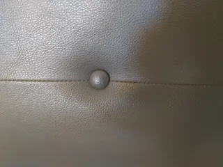 Cabecero de cama polipiel gris