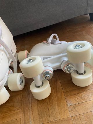 Patines Oxelo Quad 100 Artísticos Niña 4 Ruedas