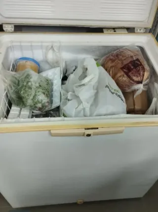 Congelador arcón blanco