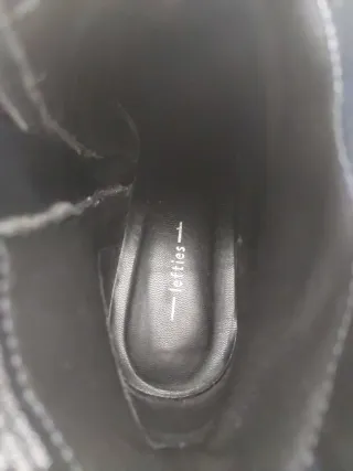 Botines negros mujer con hebillas