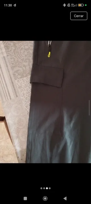 Pantalón chándal largo mujer gris