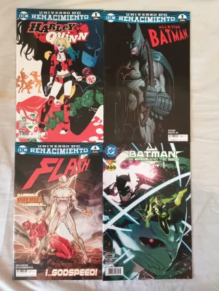 Lote Comic grapas de DC, Renacimiento.