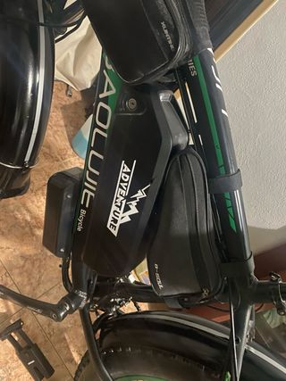 Bicicleta Eléctrica Fat Bike Negra