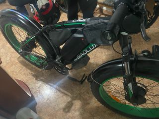 Bicicleta Eléctrica Fat Bike Negra
