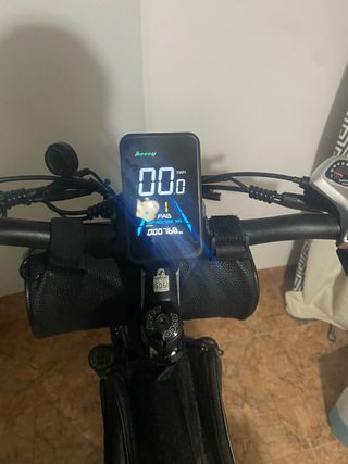 Bicicleta Eléctrica Fat Bike Negra