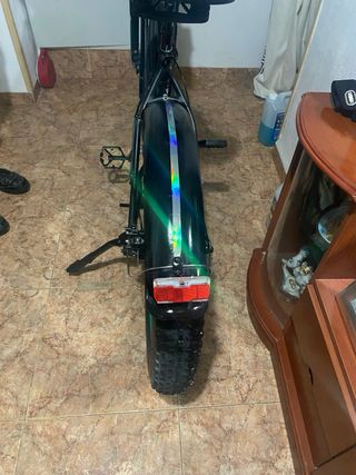 Bicicleta Eléctrica Fat Bike Negra