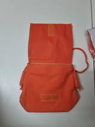 Lote 2 bolsos naranja para sublimación