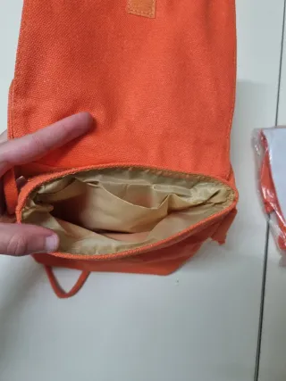 Lote 2 bolsos naranja para sublimación