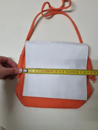Lote 2 bolsos naranja para sublimación