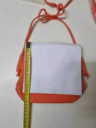 Lote 2 bolsos naranja para sublimación