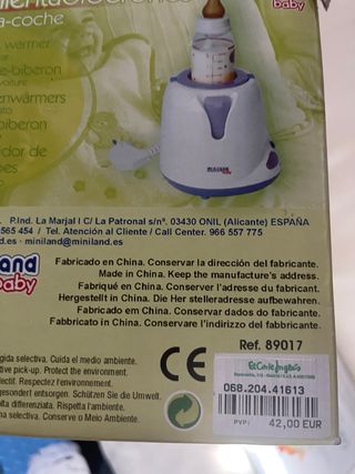 Calientabiberones Miniland Baby