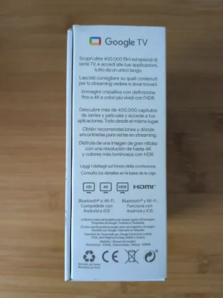 Google Chromecast con Google TV Blanco