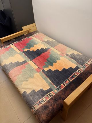 Sofá Cama Futón Japonés Madera Maciza