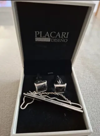 Juego Gemelos y Pilla Corbata PLACARI