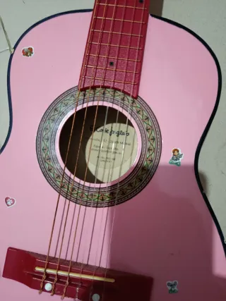 Guitarra rosa infantil Edu-land