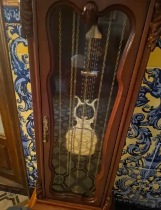 Reloj de pie clasico HERSA madera