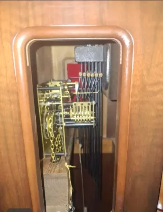 Reloj de pie clasico HERSA madera