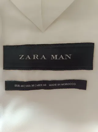 Giacchetta da uomo Zara bianca