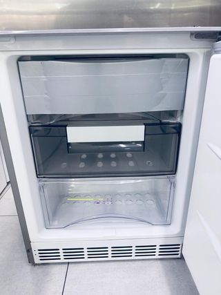 Nevera combi acero inoxidable