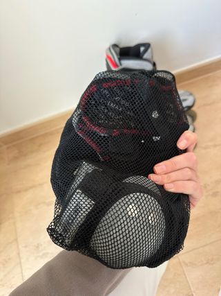 Patines en línea Rollerblade gris y rojo talla42,5