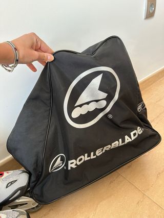 Patines en línea Rollerblade gris y rojo talla42,5