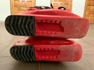 Botas de esquí Salomon rojas Largo de 284mm