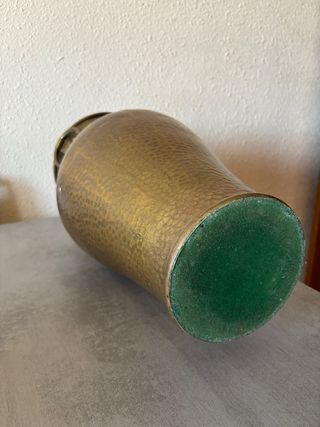 Paragüero de latón con asas