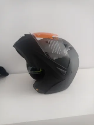 Casco de Moto VEVOR Talla L Negro