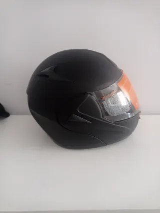 Casco de Moto VEVOR Talla L Negro
