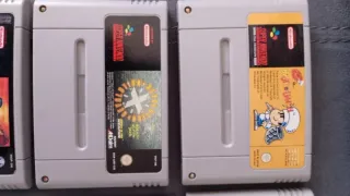 Lote Super Nintendo SNES 8 Cartuchos