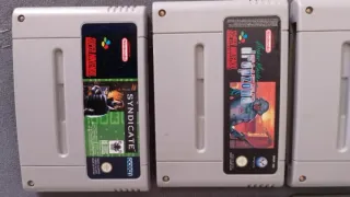 Lote Super Nintendo SNES 8 Cartuchos