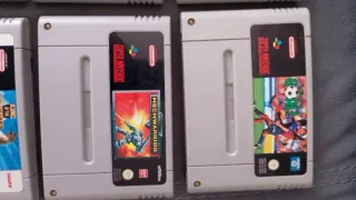 Lote Super Nintendo SNES 8 Cartuchos