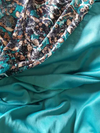 Vestido largo tirantes estampado