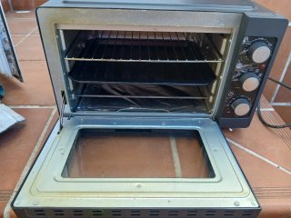 Horno SilverCrest con pollo asado