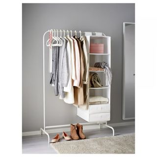 Burro Ropa Ikea MULIG Blanco 99x152 cm