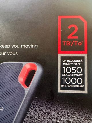 SanDisk Extreme SSD 2TB Portátil