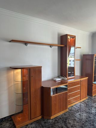 Mueble de salón modular madera