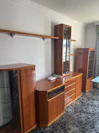 Mueble de salón modular madera