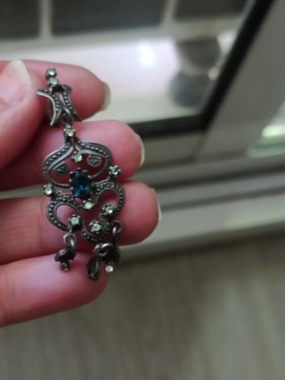 Pendientes antiguos plata