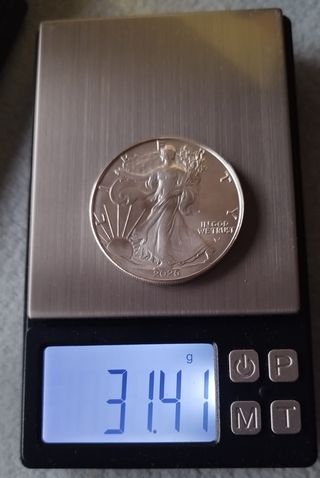 Ultima e immacolata moneta d'argento America Eagle 2026