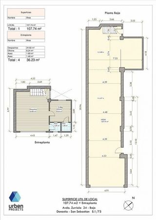 Local comercial en alquiler en Gros en San Sebastián-Donostia