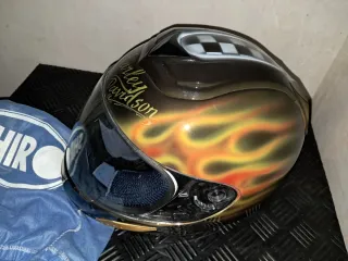 Casco Shiro Talla M Serigrafiado