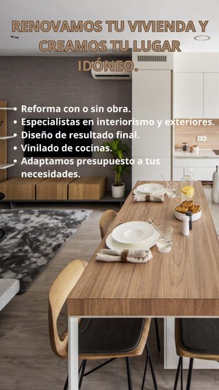 Reformas y decoración
