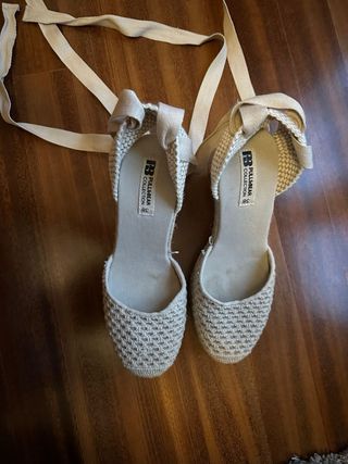 Alpargatas Pull&Bear Beige Talla 38