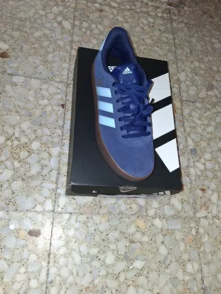 Zapatillas Adidas VL Court 3.0 Azul Marrón ORIGINA