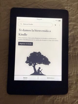 Kindle Paperwhite 7ª Gen + Funda libro nueva